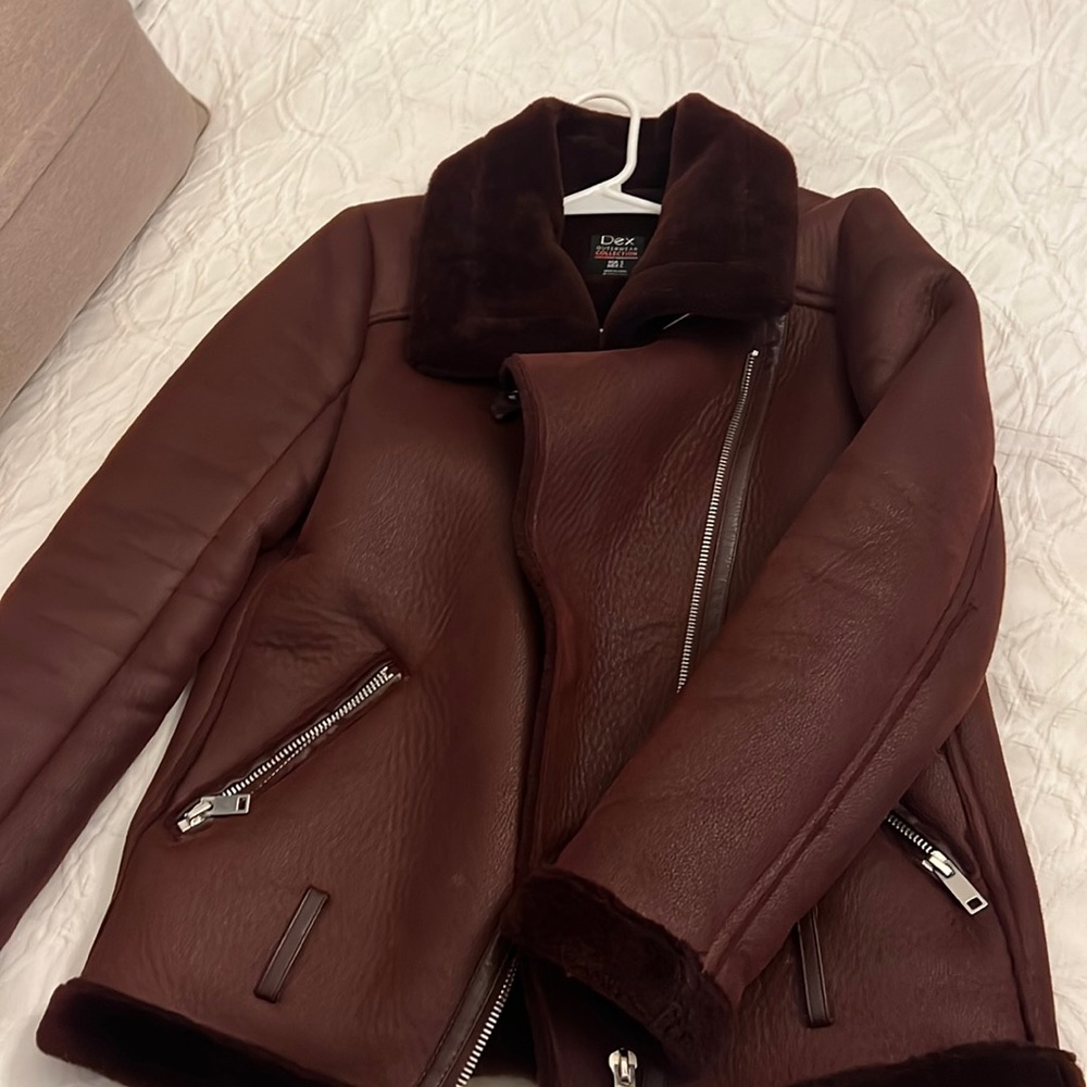 Burgundy Bomber Jacket